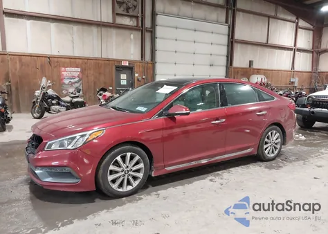 2016 Hyundai Sonata Limited z USA, uszkodzony, nr VIN 5NPE34AF2GH302491
